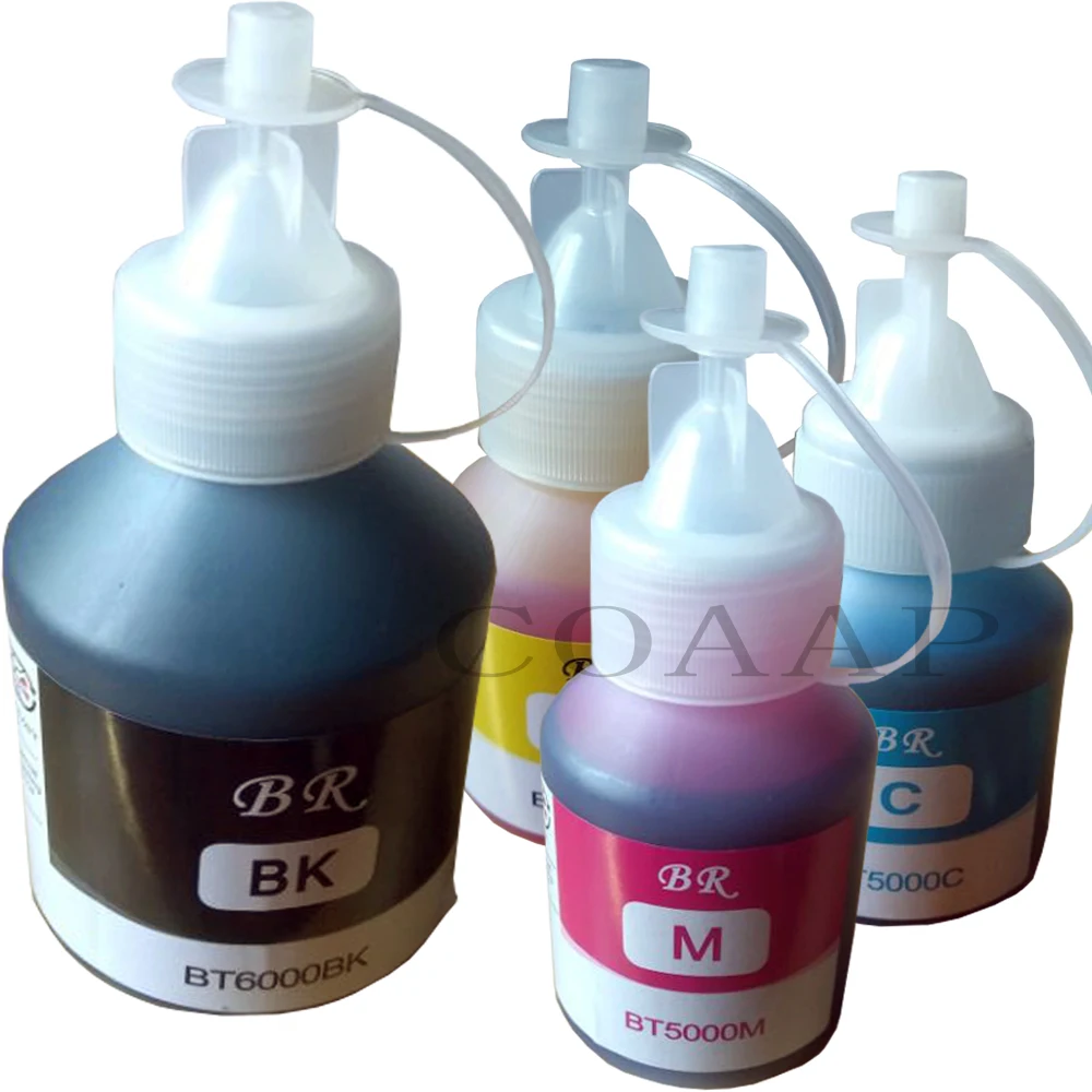 BT6009BK BT5009C BT5009M BT5009Y Refillable ink for brother DCP-T300 DCP-T500W DCP-T700W & MFC-T800W Printer
BT6009BK BT5009C BT5009M BT5009Y Refillable ink for brother DCP-T300 DCP-T500W DCP-T700W & MFC-T800W Printer