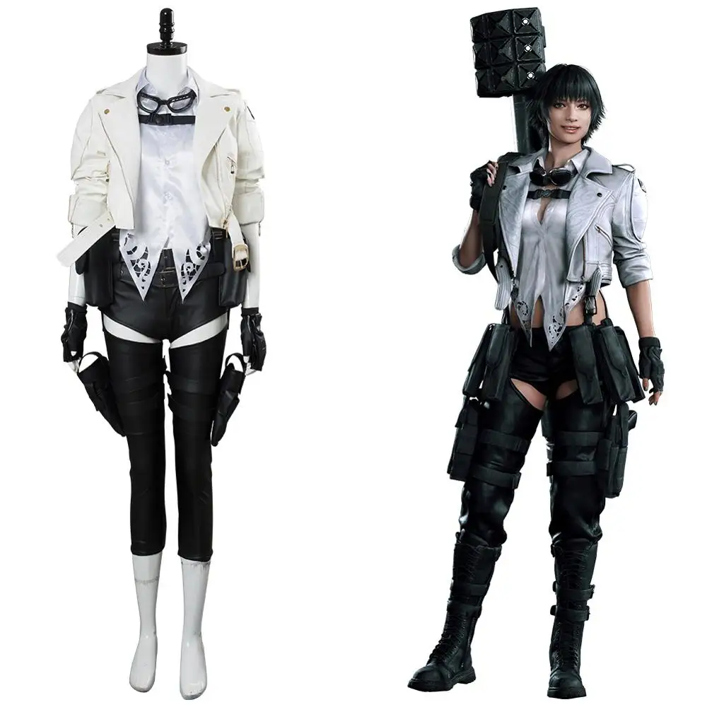 New DMC Cosplay Mary Costume Lady Cosplay DMC 5 Uniform Outfit Full Set Adult Halloween Carnival Women Girls Role Play Costume
New DMC Cosplay Mary Costume Lady Cosplay DMC 5 Uniform Outfit Full Set Adult Halloween Carnival Women Girls Role Play Costume
