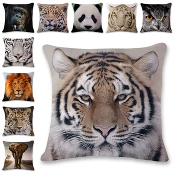 Animal Series Cushion Cover Home Decor Tiger Elephant Monkey Throw Pillows Covers Cotton Linen Pillowcase for Sofa Decoration
Animal Series Cushion Cover Home Decor Tiger Elephant Monkey Throw Pillows Covers Cotton Linen Pillowcase for Sofa Decoration