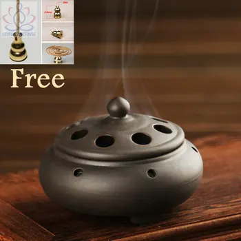 Chinese Ceramic Incense Burner Handmade Antique Burner Sandalwood Furnace With a Brass Incense Holder Home Decor Free Shipping
Chinese Ceramic Incense Burner Handmade Antique Burner Sandalwood Furnace With a Brass Incense Holder Home Decor Free Shipping