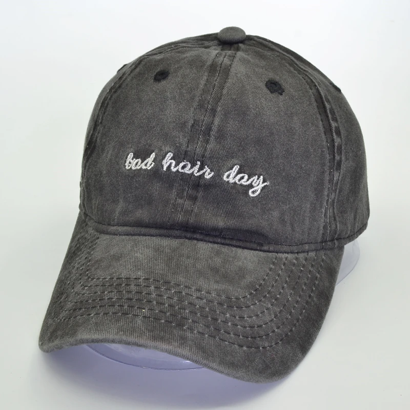 2019 new Bad Hair Day Cap Washed Baseball Cap Women Men Hat Casual Snapback Letter Dad Hat Summer Adjustable Bone Garros
2019 new Bad Hair Day Cap Washed Baseball Cap Women Men Hat Casual Snapback Letter Dad Hat Summer Adjustable Bone Garros