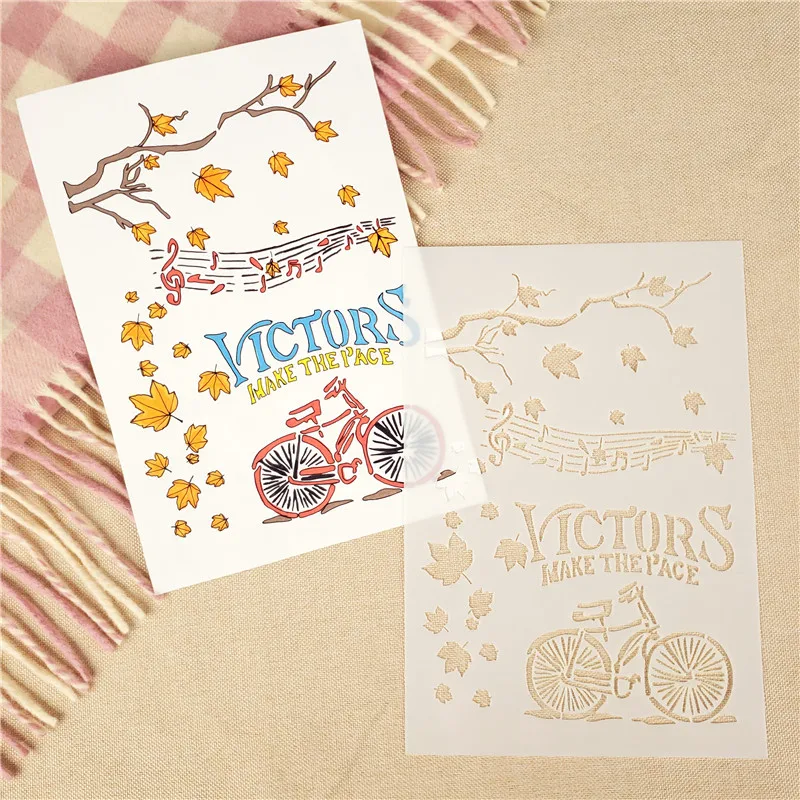 29.5*21cm A4 Bicycle Victors DIY Craft Layering Stencils Painting Scrapbooking Stamping Embossing Album Deco Paper Template
29.5*21cm A4 Bicycle Victors DIY Craft Layering Stencils Painting Scrapbooking Stamping Embossing Album Deco Paper Template