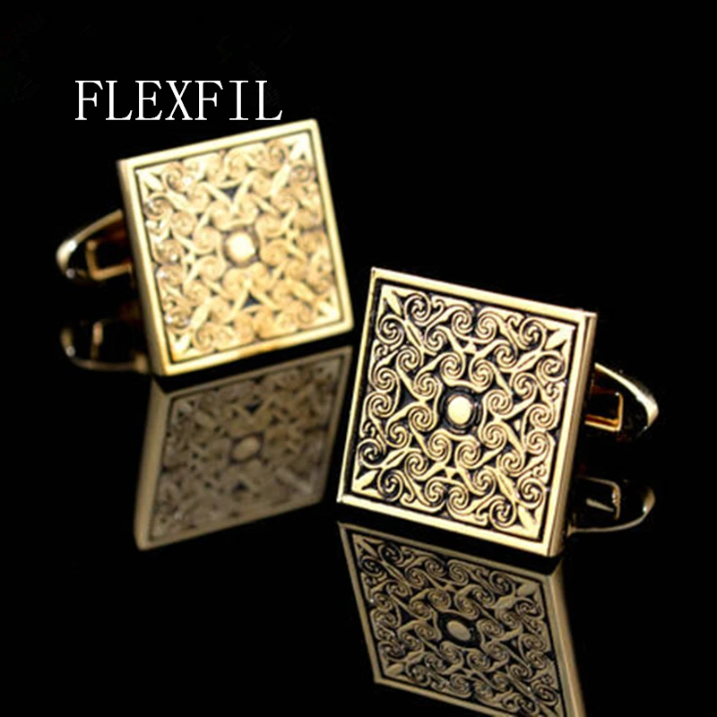 FLEXFIL Jewelry shirt cufflinks for mens Brand cuff buttons cuff links Wedding gemelos Luxury abotoaduras Designer Free Shipping
FLEXFIL Jewelry shirt cufflinks for mens Brand cuff buttons cuff links Wedding gemelos Luxury abotoaduras Designer Free Shipping