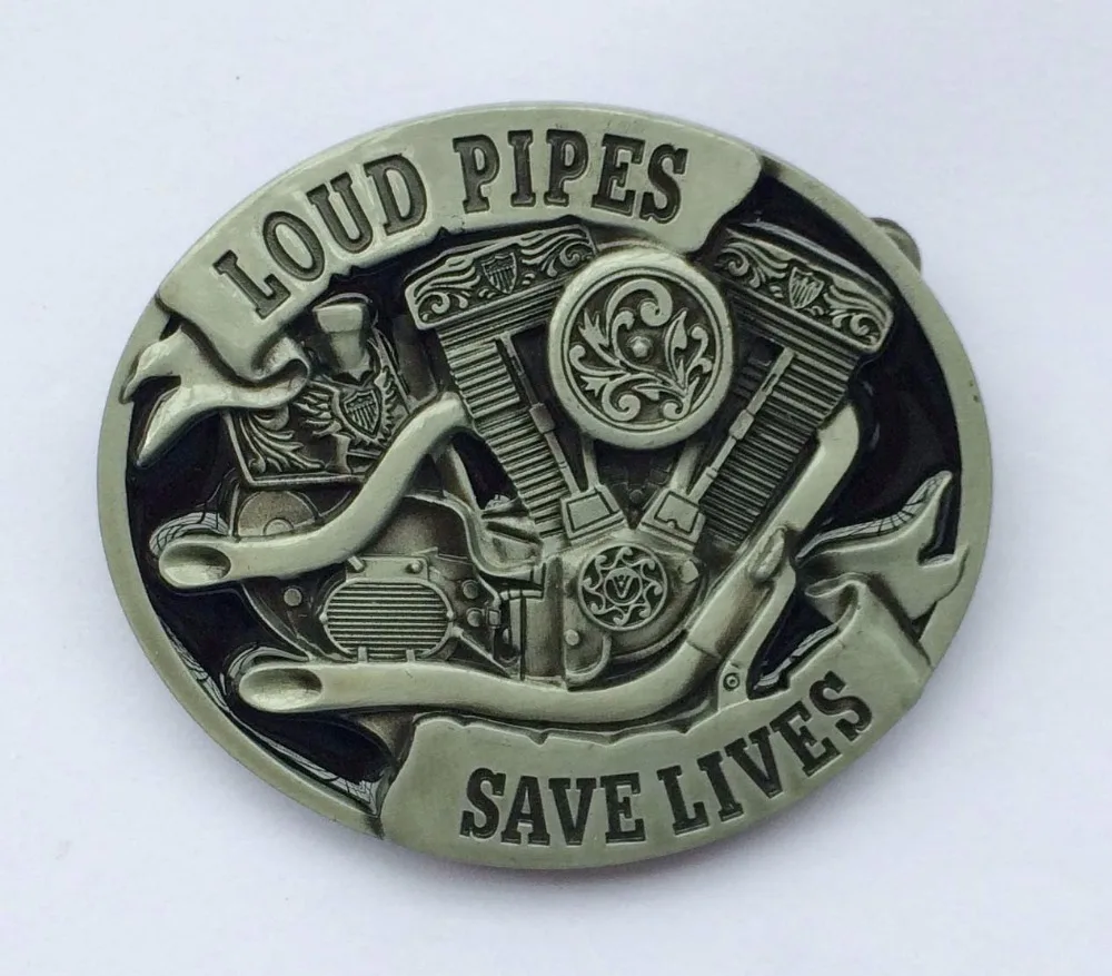 Loud Pipes Save Lives Motorcycle Belt Buckle SW-BY399 suitable for 4cm wideth belt with continous stock
Loud Pipes Save Lives Motorcycle Belt Buckle SW-BY399 suitable for 4cm wideth belt with continous stock