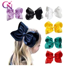 CN 8 Inch Solid Large Hair Bow For Girls Kids Handmade Grosgrain Ribbon Bow With Clips Boutique Hairpins Hair Accessories
CN 8 Inch Solid Large Hair Bow For Girls Kids Handmade Grosgrain Ribbon Bow With Clips Boutique Hairpins Hair Accessories