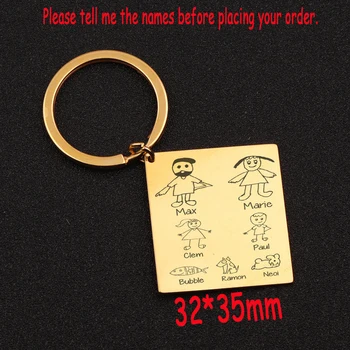 Square New Fashion Family Keychain Personalized Name Jewelry For Family Member Gift Hot Sale Key Ring Charm Holder Tag
Square New Fashion Family Keychain Personalized Name Jewelry For Family Member Gift Hot Sale Key Ring Charm Holder Tag