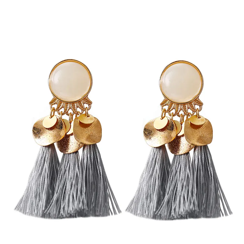 Ethnic Bohemia Long Fringe Dangle Drop Earrings Vintage Round Resin Tassel Earrings for Women Fashion Jewelry Female Pendientes
Ethnic Bohemia Long Fringe Dangle Drop Earrings Vintage Round Resin Tassel Earrings for Women Fashion Jewelry Female Pendientes