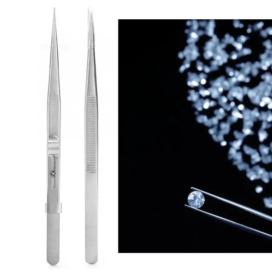 Professional Stainless Steel Jewelry Tweezers HIgh Quality for DIY Jewelry Diamond Gem Jewelry Making Tool for Jeweler a
Professional Stainless Steel Jewelry Tweezers HIgh Quality for DIY Jewelry Diamond Gem Jewelry Making Tool for Jeweler a