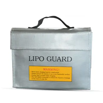 Portable Lithium Battery Guard Bag Fireproof Explosion-proof Bag RC Lipo Battery Safe Bag Guard Charge Protecting Bag
Portable Lithium Battery Guard Bag Fireproof Explosion-proof Bag RC Lipo Battery Safe Bag Guard Charge Protecting Bag