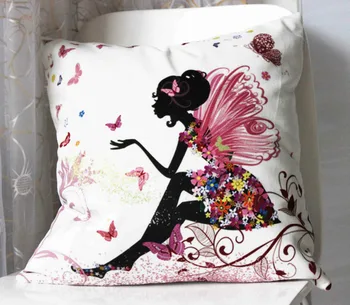 Soft Butterfly Fairy Velvet Cushion Cover Throw Pillow Case Girls Gifts Kids Room Decoration White Elegant Sofa Decor 18"x18"
Soft Butterfly Fairy Velvet Cushion Cover Throw Pillow Case Girls Gifts Kids Room Decoration White Elegant Sofa Decor 18"x18"