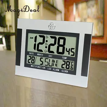 LCD Digital Calendar Clock Large Letter Week/Month/Year Temperature Meter AAA Battery Powered LED Backlight Temp Mete
LCD Digital Calendar Clock Large Letter Week/Month/Year Temperature Meter AAA Battery Powered LED Backlight Temp Mete