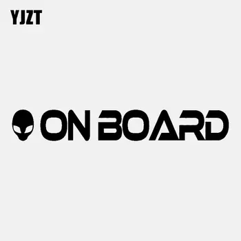 YJZT 17CM*2.6CM ALIEN ON BOARD Vinyl Decal Car Sticker Funny UFO Aliens Black/Silver C3-0551
YJZT 17CM*2.6CM ALIEN ON BOARD Vinyl Decal Car Sticker Funny UFO Aliens Black/Silver C3-0551
