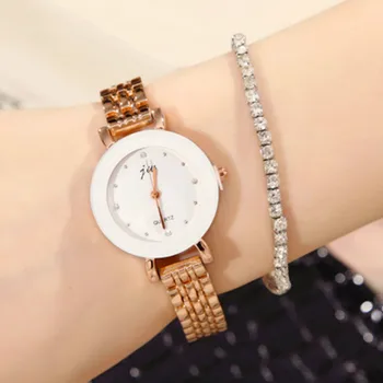 2019 New Ladies Fashion Bracelet watches Women Luxury Brand JW Rose Gold Stainless Steel Crystal Rhinestone Dress Quartz Watch
2019 New Ladies Fashion Bracelet watches Women Luxury Brand JW Rose Gold Stainless Steel Crystal Rhinestone Dress Quartz Watch