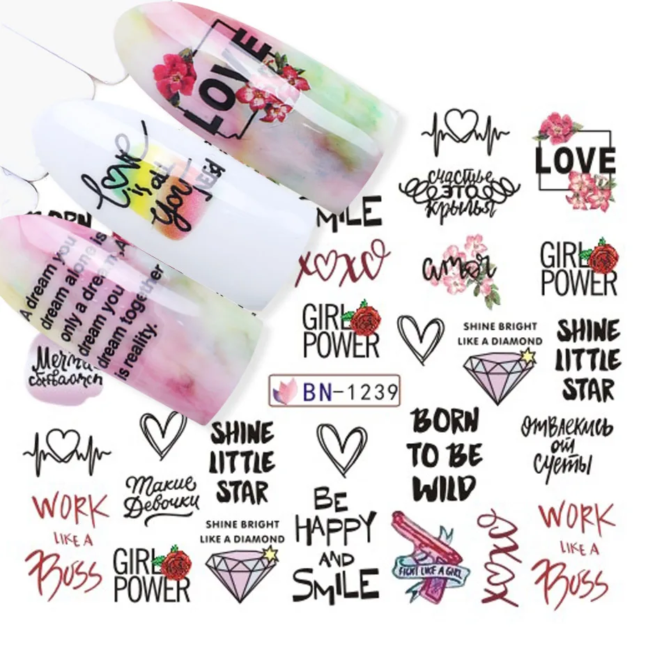 1pcs Stickers On Nails Letter Design Water Sliders Black Abstract Line Image Nail Art Transfer Decal Manicure Tips JIBN1237-1242
1pcs Stickers On Nails Letter Design Water Sliders Black Abstract Line Image Nail Art Transfer Decal Manicure Tips JIBN1237-1242