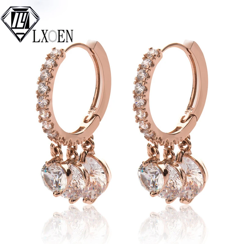 2019 New Fashion Round Zircon Hoops for Wedding Women Luxury Rose Gold Color Marquise Hoop Earrings Gift Jewelry Accessories
2019 New Fashion Round Zircon Hoops for Wedding Women Luxury Rose Gold Color Marquise Hoop Earrings Gift Jewelry Accessories