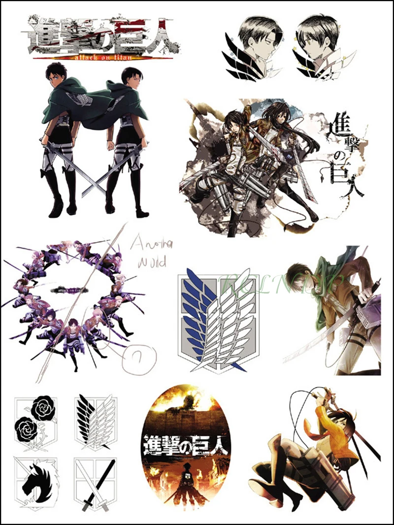 Waterproof Temporary Tattoo Stickers Attack on Titan Mikasa Ackerman Fake Tatto Flash Tatoo hand foot arm for kids women men
Waterproof Temporary Tattoo Stickers Attack on Titan Mikasa Ackerman Fake Tatto Flash Tatoo hand foot arm for kids women men