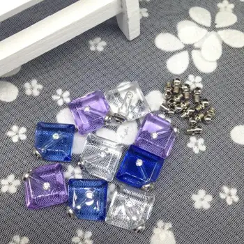 100pcs/lots Clear Crystal Vial Pendant mini glass bottle rice vials SCREW CAP necklace perfume oil bottle Rice Charms diy gifts 
100pcs/lots Clear Crystal Vial Pendant mini glass bottle rice vials SCREW CAP necklace perfume oil bottle Rice Charms diy gifts