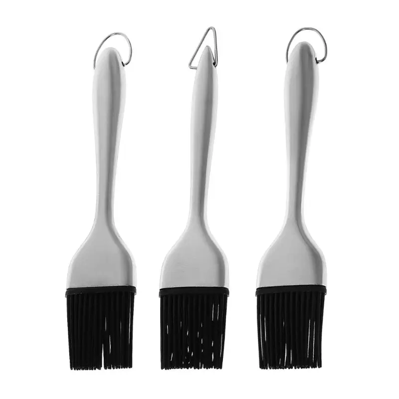 Stainless Steel Handle Brushes Silicone Pastry Brushes BBQ Cake Pastry Oil Cooking Basting Tools Kitchen Gadget
Stainless Steel Handle Brushes Silicone Pastry Brushes BBQ Cake Pastry Oil Cooking Basting Tools Kitchen Gadget