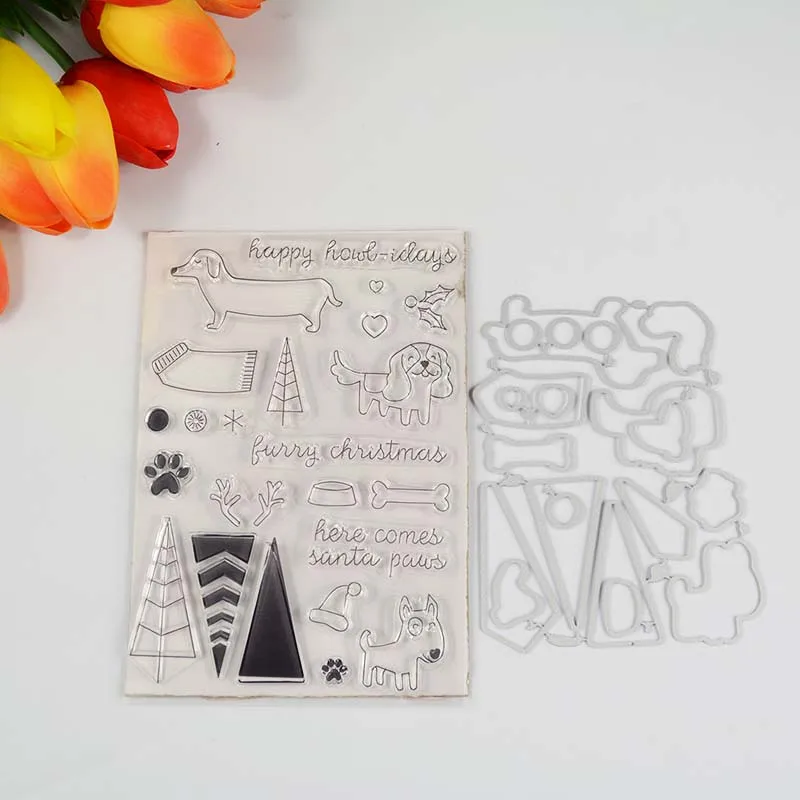 Cute puppy pet Transparent Clear Stamp/coordinating die for DIY scrapbooking/photo album card making stationary supply
Cute puppy pet Transparent Clear Stamp/coordinating die for DIY scrapbooking/photo album card making stationary supply