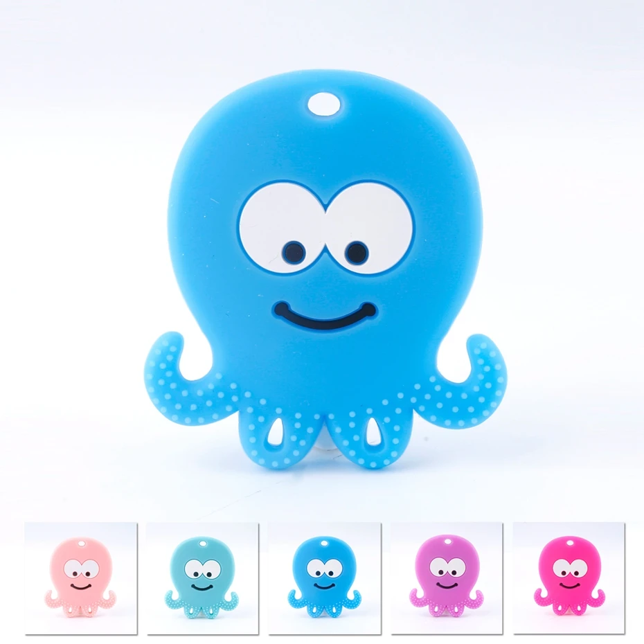 Bite Bites Rodent Silicone Teether Cartoon Octopus Chewable Pendant Nursing Necklace Baby Pacifier Dummy BPA Free Baby Teether
Bite Bites Rodent Silicone Teether Cartoon Octopus Chewable Pendant Nursing Necklace Baby Pacifier Dummy BPA Free Baby Teether