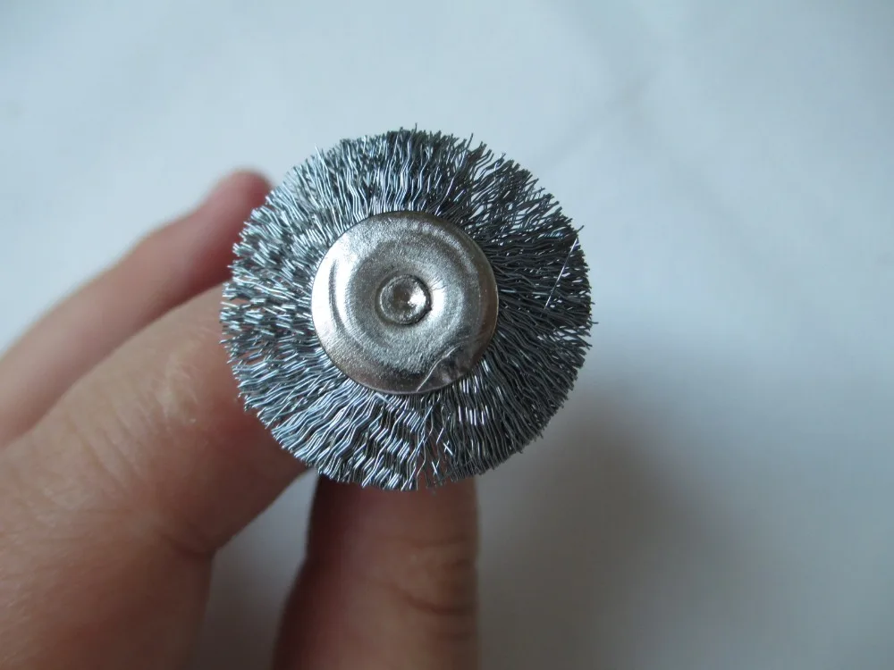 10pcs/lot 22mm Stainless Steel Wire Wheel Brushes for Die Grinder Dremel Accessories Rotary Tool Accessories
10pcs/lot 22mm Stainless Steel Wire Wheel Brushes for Die Grinder Dremel Accessories Rotary Tool Accessories