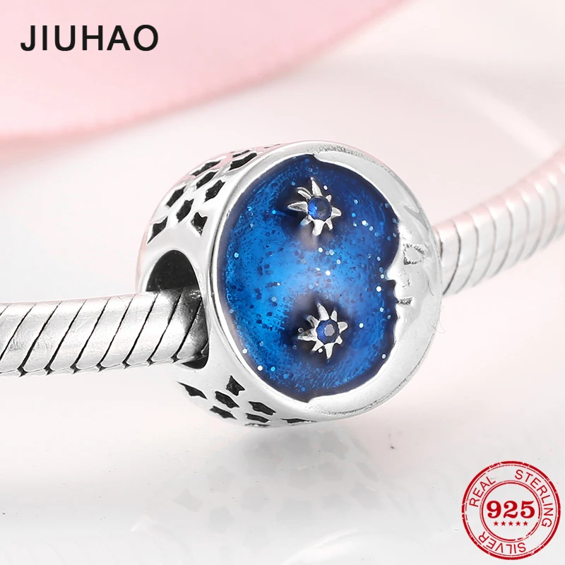 925 Sterling Silver Mysterious moon baby Blue Enamel Charms Beads Fit Original Pandora charm Bracelet Jewelry making
925 Sterling Silver Mysterious moon baby Blue Enamel Charms Beads Fit Original Pandora charm Bracelet Jewelry making