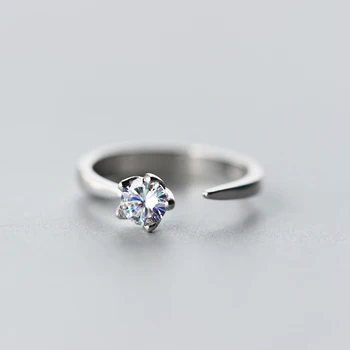 MloveAcc Elegant Simple Rings for Women 925 Sterling Silver Clear Crystal Zircon Wedding Rings Fashion Jewelry
MloveAcc Elegant Simple Rings for Women 925 Sterling Silver Clear Crystal Zircon Wedding Rings Fashion Jewelry