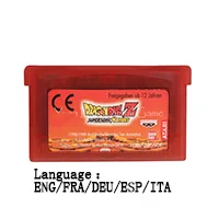 32 Bit Handheld Console Video Game Cartridge Card Dragon Ball Z Supersonic Warriors ENG/FRA/DEU/ESP/ITA Language EU Version
32 Bit Handheld Console Video Game Cartridge Card Dragon Ball Z Supersonic Warriors ENG/FRA/DEU/ESP/ITA Language EU Version