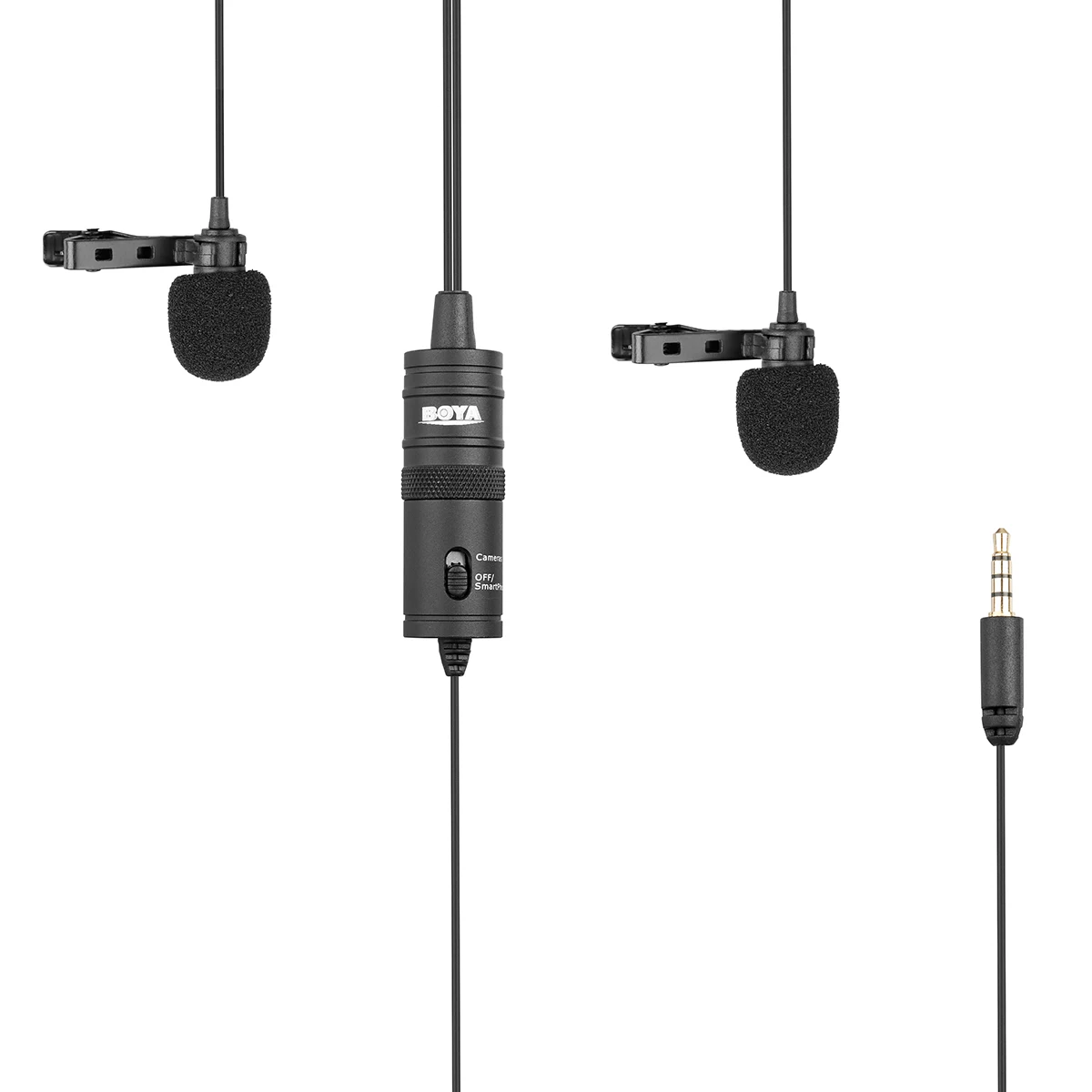 BOYA BY-M1DM Microphone 6m Cable Clip-on for DSLR Canon Nikon Dual-Head Lavalier Lapel For iPhone Camcorders Recording VS BY-M1
BOYA BY-M1DM Microphone 6m Cable Clip-on for DSLR Canon Nikon Dual-Head Lavalier Lapel For iPhone Camcorders Recording VS BY-M1