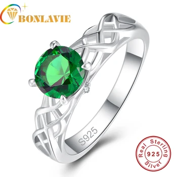 BONLAVIE Fine Jewelry Classic Oval Emerald Hollow Ring 100% 925 Sterling silver Woman Natural Gemstone Ring Weediing Brands Gift
BONLAVIE Fine Jewelry Classic Oval Emerald Hollow Ring 100% 925 Sterling silver Woman Natural Gemstone Ring Weediing Brands Gift
