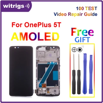 Witrigs for Oneplus 5T LCD Display Touch Screen Digitizer Assembly Replacement Free Tools
Witrigs for Oneplus 5T LCD Display Touch Screen Digitizer Assembly Replacement Free Tools