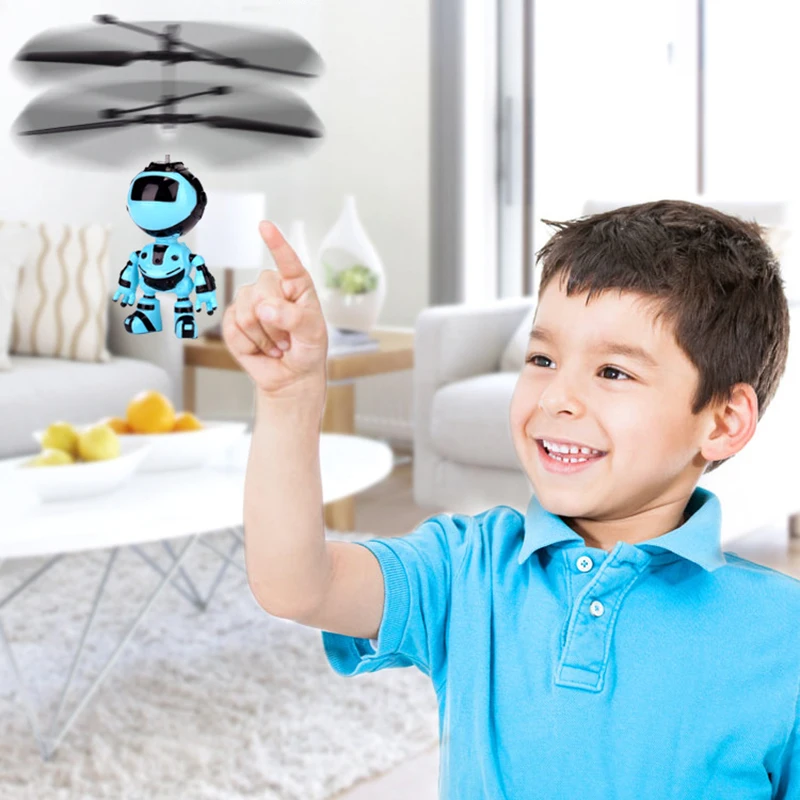 RC Flying Robot Electric Infrared Induction Aircraft Control Toys Mini Remote Control Helicopter Toys For Boys Gift
RC Flying Robot Electric Infrared Induction Aircraft Control Toys Mini Remote Control Helicopter Toys For Boys Gift