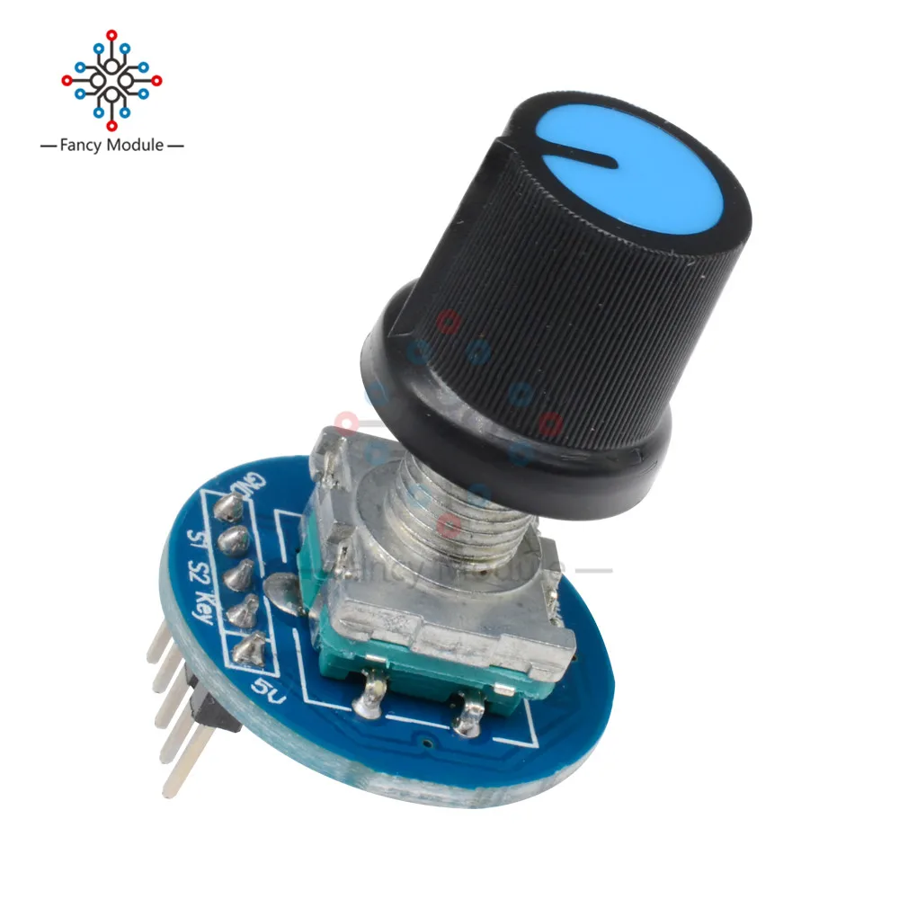 Rotary Encoder Module Brick Sensor Development Round Audio Rotating Potentiometer Knob Cap for Arduino 5V
Rotary Encoder Module Brick Sensor Development Round Audio Rotating Potentiometer Knob Cap for Arduino 5V