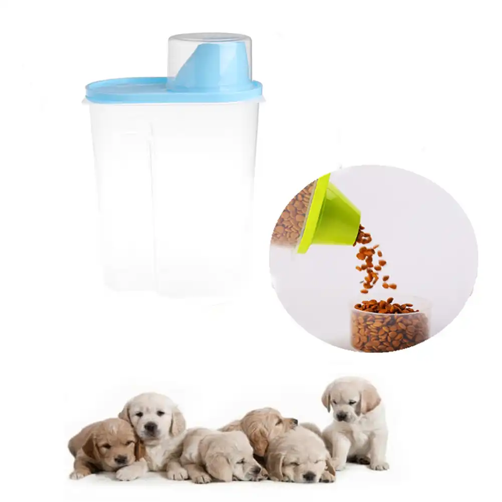 Pet Dog Feeder Storage Food Sealed Container Anti Oxidation Dry