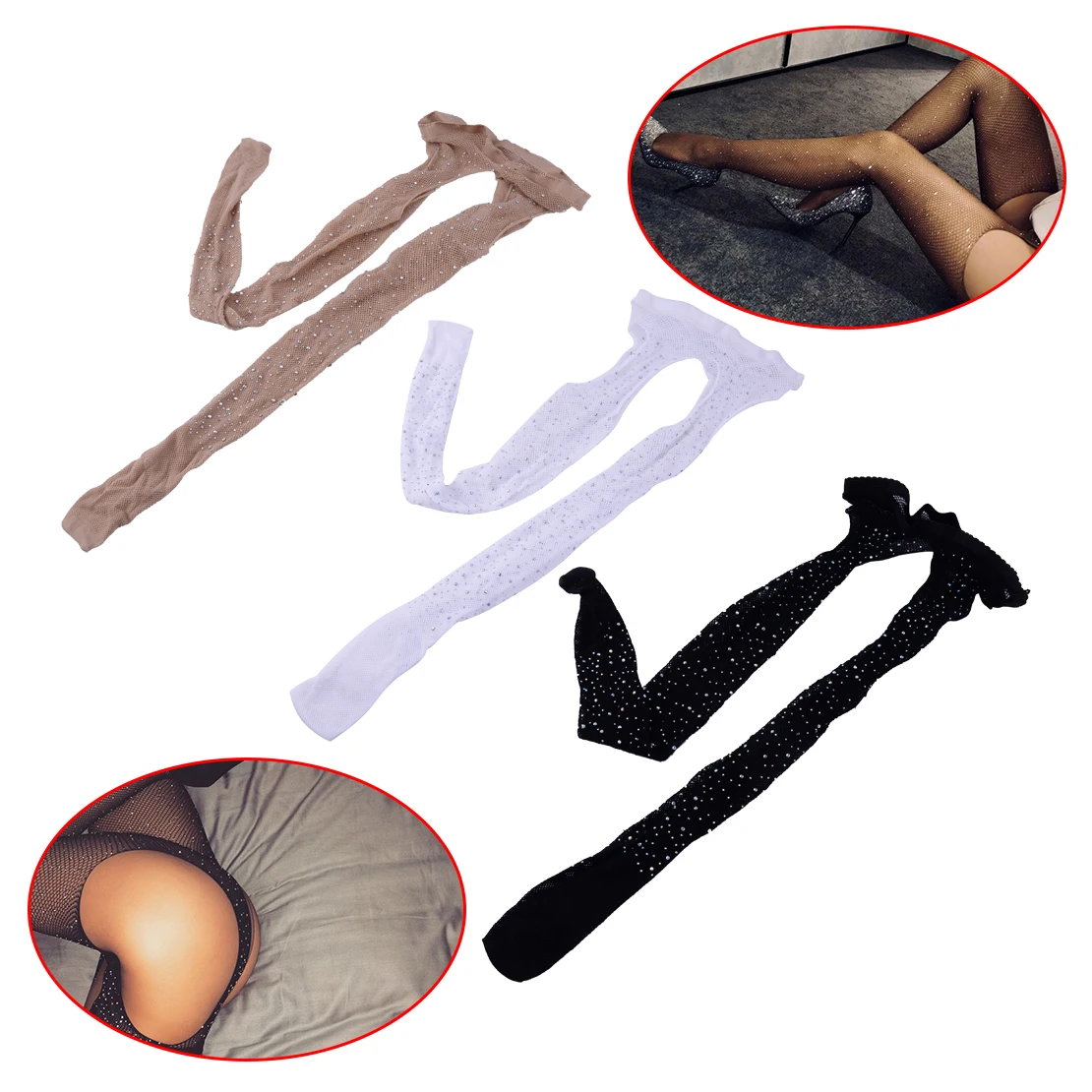 Dazzling Women Stockings Crystal Rhinestone Mesh Fishnet Pantyhose Bling Female Open Crotch Panties Tights
Dazzling Women Stockings Crystal Rhinestone Mesh Fishnet Pantyhose Bling Female Open Crotch Panties Tights