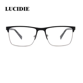 The latest fashion classic men's stainless steel glasses frame clear atmosphere black transparent square frame eyeglasses
The latest fashion classic men's stainless steel glasses frame clear atmosphere black transparent square frame eyeglasses