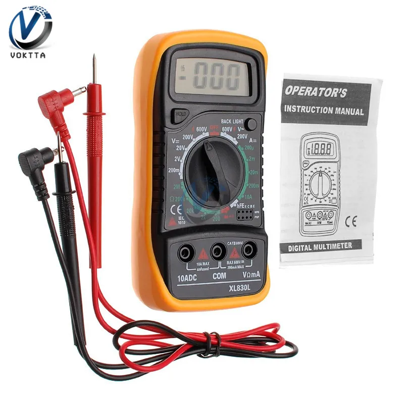 Multimeter Digital XL830L Multimeter Profissional Tester AC/DC Ammeter Voltmeter Ohm Tester Meter Handheld Multimetro Analogico
Multimeter Digital XL830L Multimeter Profissional Tester AC/DC Ammeter Voltmeter Ohm Tester Meter Handheld Multimetro Analogico