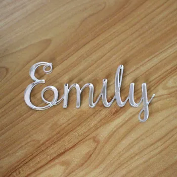 Personalized Laser Cut Guest Name Place Name Setting Silver / Gold Mirror Acrylic Place Card Decor Wedding Party Centerpiece
Personalized Laser Cut Guest Name Place Name Setting Silver / Gold Mirror Acrylic Place Card Decor Wedding Party Centerpiece