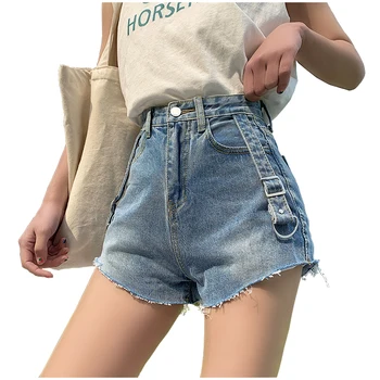 Denim Shorts Summer Beach Wear Button Fly For Women 2019 New Jeans Shorts Streetwear High-waisted Edging Belt Pocket Hot Shorts
Denim Shorts Summer Beach Wear Button Fly For Women 2019 New Jeans Shorts Streetwear High-waisted Edging Belt Pocket Hot Shorts