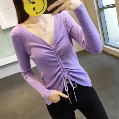 Winter Women Sweater Tricot Pullover Casual Lace Up Knitted Sweater Women Skinny Slim Knitting Pull Femme Jumper Crop Top
Winter Women Sweater Tricot Pullover Casual Lace Up Knitted Sweater Women Skinny Slim Knitting Pull Femme Jumper Crop Top
