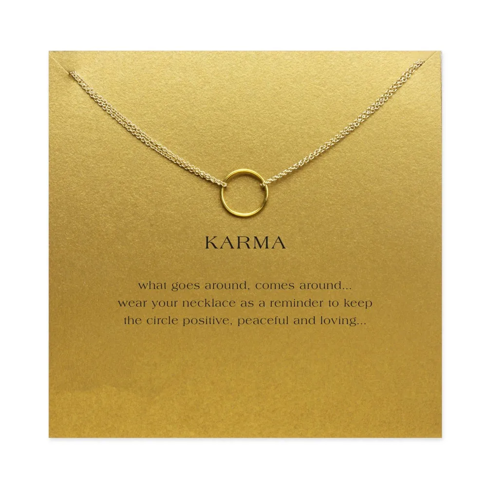 Fashion Karma Circle Pendant Necklace Clavicle Chains Statement Necklace Women Girl Holiday Beach Jewelry
Fashion Karma Circle Pendant Necklace Clavicle Chains Statement Necklace Women Girl Holiday Beach Jewelry