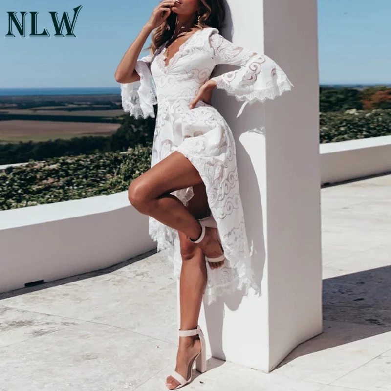 NLW Embroidery Lace White Transparent Midi Vintage Dress Elegant Casual Party Dresses Women Chic Vintage Dress Vestidos
NLW Embroidery Lace White Transparent Midi Vintage Dress Elegant Casual Party Dresses Women Chic Vintage Dress Vestidos