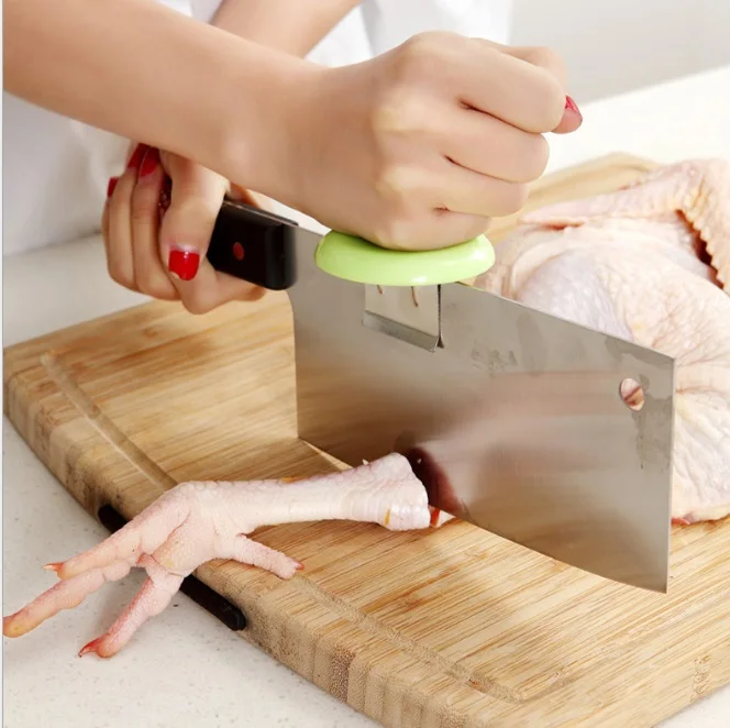 Stainless Steel Knife Cap Dual-purpose Kitchen Chopping Booster Knife Holder Kitchen Gadgets
Stainless Steel Knife Cap Dual-purpose Kitchen Chopping Booster Knife Holder Kitchen Gadgets