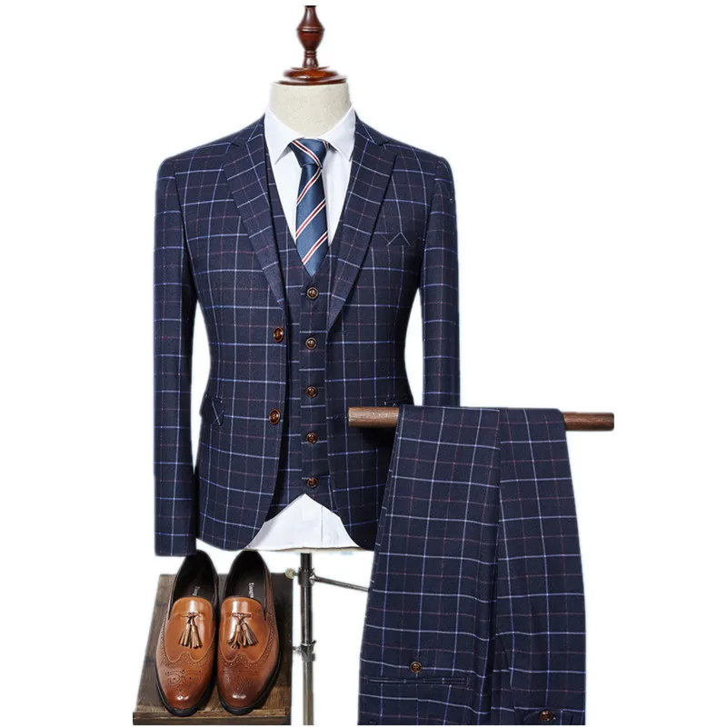 2018 new arrival High quality single Breasted plaid casual suit men,men's Business suits plus-size S -3XL Free shipping
2018 new arrival High quality single Breasted plaid casual suit men,men's Business suits plus-size S -3XL Free shipping