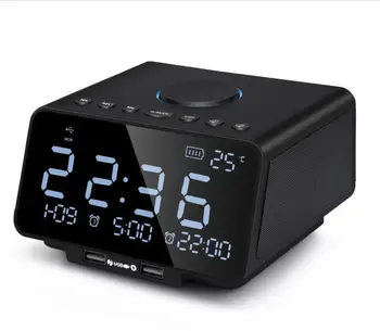 USB Charging Karaoke LED Display Radio Function Europe and The United States New Smart Bluetooth Speaker Electronic Alarm Clock
USB Charging Karaoke LED Display Radio Function Europe and The United States New Smart Bluetooth Speaker Electronic Alarm Clock