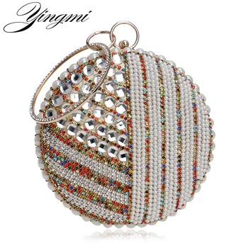YINGMI New Arrival Beading Women Evening Bags Chain Shoulder Handbags Diamonds Pearl Wedding Dress Purse Clutches Bag
YINGMI New Arrival Beading Women Evening Bags Chain Shoulder Handbags Diamonds Pearl Wedding Dress Purse Clutches Bag