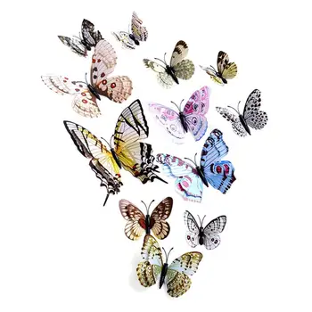 A set beautiful Butterfly Wall Sticker Fridge Magnet Room Decor Decal Applique Butterflies On The Wall Decoration home high qD2 
A set beautiful Butterfly Wall Sticker Fridge Magnet Room Decor Decal Applique Butterflies On The Wall Decoration home high qD2