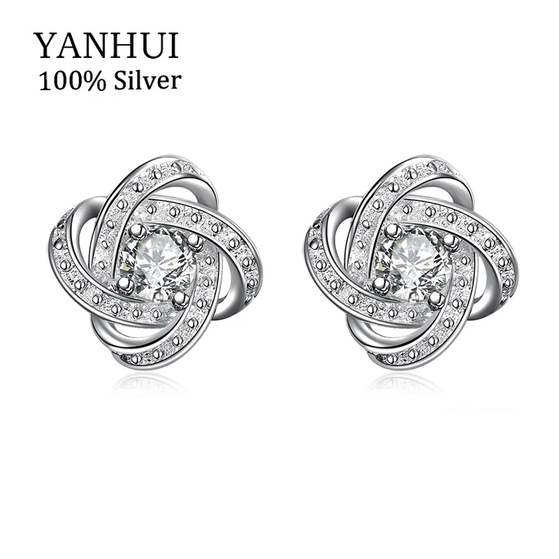 YAMHUI New Fashion Original 925 Sterling Silver Style Earring luxury Jewelry Ladies Crystal Stone Earrings Top Quality E029
YAMHUI New Fashion Original 925 Sterling Silver Style Earring luxury Jewelry Ladies Crystal Stone Earrings Top Quality E029