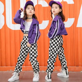 Tank Top Jacket Pants Suit Jazz Street Dance Costumes for Kids Girls Hip Hop Clothing Children Stage Performance Wear Clothes
Tank Top Jacket Pants Suit Jazz Street Dance Costumes for Kids Girls Hip Hop Clothing Children Stage Performance Wear Clothes