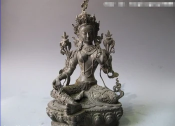 USPS to USA S0309 12"Tibet Buddhism Pure Bronze Copper Green Tara Guan Yin Kwan-Yin Buddha Statue
USPS to USA S0309 12"Tibet Buddhism Pure Bronze Copper Green Tara Guan Yin Kwan-Yin Buddha Statue